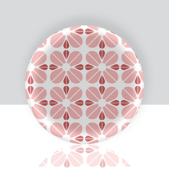 Minifat - Mønster rosa (ø11)