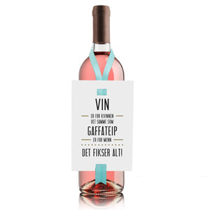 Gaffateip fikser alt - Vinkort
